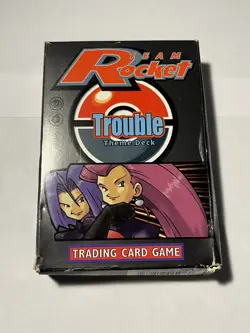 Pokemon Team Rocket Trouble Theme Deck Box w/ 40 Misc Cards - Image 2