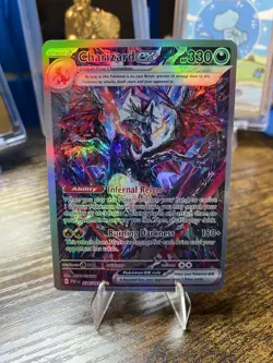 Charizard EX Pokemon 234/091 Silver Foiled Edge - *FAN ART CARD* *NM* - Image 1