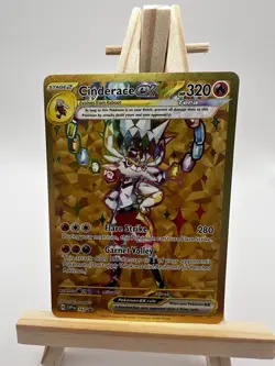 Cinderace EX Black Star Promo Pokemon Card, Scarlet And Violet Promo, SVP163 - Image 1