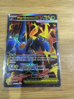 Mega Heracross ex 108/094 Full Art - Pokemon TCG Phantasmal Flames - Image 1