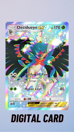 Decidueye EX Shiny Mega Rising Pokemon TCG Pocket Trade 2 Star ⭐⭐ (English) - Image 1