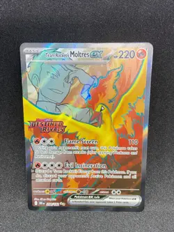 Team Rocket's Moltres 031 & 208/182 - Destined Rivals Stamped - NM Pokemon TCG - Image 4