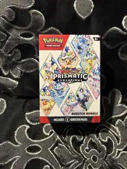 Pokemon TCG 💥 Prismatic Evolutions 💎 Booster Bundle Sealed - Includes 6 Packs - Image 1