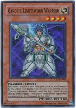 Garoth, Lightsworn Warrior - TU01-EN002 - Super Rare - Unlimited Edition x1 Ligh - Image 1