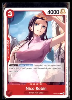One Piece A Fist of Divine Speed Nico Robbin OP 11-009 Lot 3 - Image 1