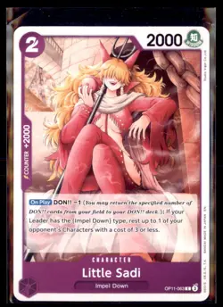One Piece A Fist of Divine Little Sadi OP 11-063 Lot 3 - Image 1