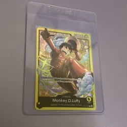 Monkey D. Luffy One Piece CCG Leader Card ST29-001 Foil 5000 Power - Image 1