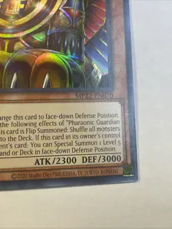 Yugioh PHARAONIC GUARDIAN SPHINX Ultra Rare 1st Edition MP22-EN070 NEAR MINT+ - Image 5