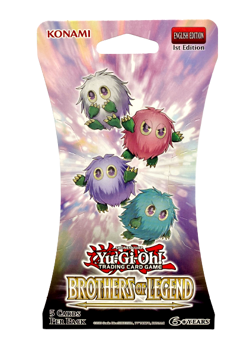 1 x YU-GI-OH! TCG Battle of Legend Brothers of Legends 5 x Foil card Blister - Image 3