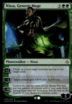 Hour of Devastation #200 Nissa, Genesis Mage - Image 1