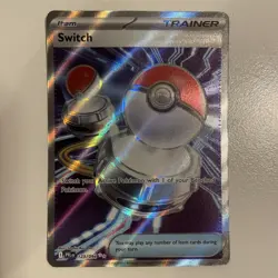 Pokemon TCG Phantasmal Flames Switch 123/094 Secret Rare Full Art NM - Image 1