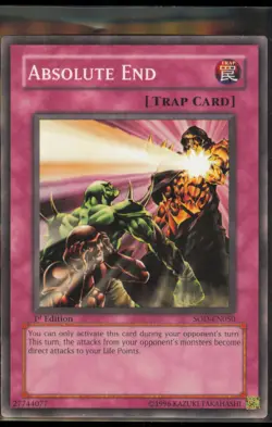 YuGiOh Absolute End SOD-EN050 Soul of Duelist Common 1st Ed NM - Image 1