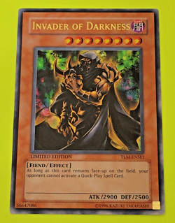 Yu-Gi-Oh Invader of Darkness Limited Edition Ultra Rare TLM-ENSE1 Nm - Image 1