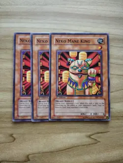 Yu-Gi-Oh! - Neko Mane King 3X - Complete Playset - Image 1