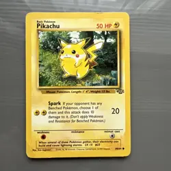 Pikachu 60/64 | Base Set Jungle | Non Holo Pokemon Card LP | Read Description - Image 1