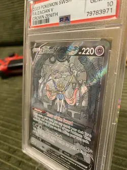 Pokemon Crown Zenith Galarian Gallery Zacian v GG48/GG70 Holo Card PSA 10 - Image 5