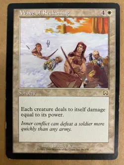 MTG 1x Wave of Reckoning # 56 Mercadian Masques Magic the Gathering Card x1 MP - Image 1