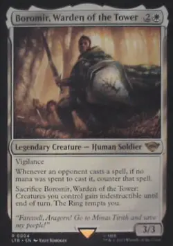 Boromir, Warden of the Tower: #4, Magic: The Gathering Nm C252 - Image 1