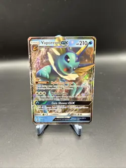 Vaporeon GX SM172 Sm Holo Sun & Moon Black Star Promo Pokemon - Image 2