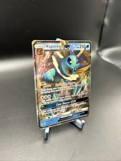 Vaporeon GX SM172 Sm Holo Sun & Moon Black Star Promo Pokemon - Image 3
