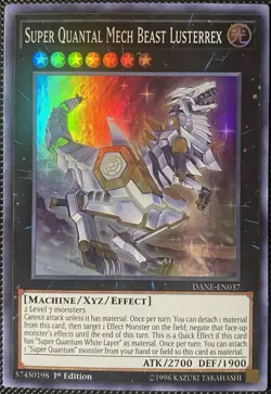 Super Quantal Mech Beast Lusterrex DANE-EN037 Dark Neostorm 1st Ed Yugioh Card - Image 1