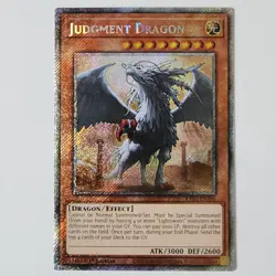 Judgment Dragon - RA03-EN196 - NM - Platinum Secret Rare - 1st ed - Yugioh - Image 1