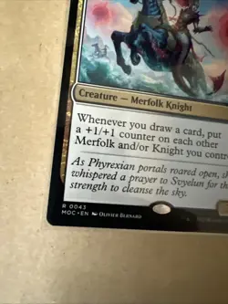 MTG Vodalian Wave-Knight MOC 0043 R NM Regular - Image 3