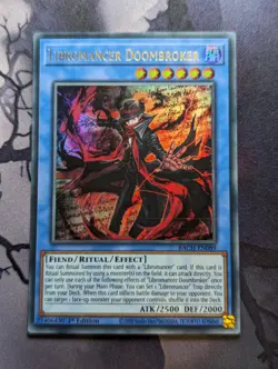 Libromancer Doombroker - BACH-EN089 - Ultra Rare - 1st Edition Yugioh - Image 1