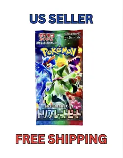 POKEMON TRIPLE BEAT BOOSTER PACK JAPANESE POKEMON CARDS US SELLER FREE SHIPPING - Image 1