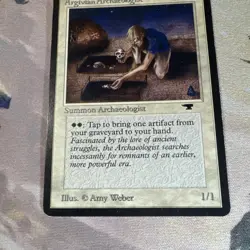 Argivian Archaeologist MTG Antiquities Rare Card Lightly Played Condition - Image 4