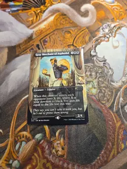 Gray Merchant Of Asphodel MTG Secret Lair Encyclopedia - NM - - Image 1