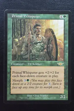 Magic The Gathering MTG PRIMAL WHISPERER Legions LP Lightly Played - Image 1