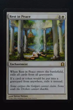 Magic The Gathering MTG REST IN PEACE Return to Ravnica LP Lightly Played - Image 1