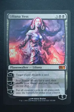 Magic The Gathering MTG LILIANA VESS Magic 2010 LP Lightly Played - Image 1