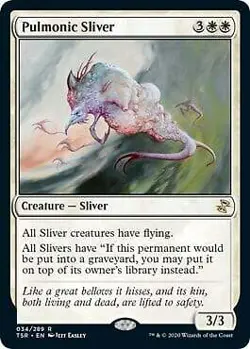 Magic The Gathering MTG PULMONIC SLIVER Time Spiral: Remastered NM Near Mint - Image 1