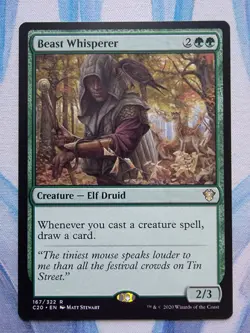 MTG Beast Whisperer **NM** Commander 2020 (C20) - Image 1