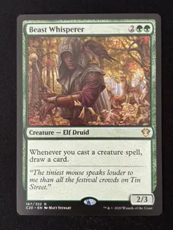 1x MTG Beast Whisperer - Commander 2020 (C20) #167 - Magic the Gathering - Image 1