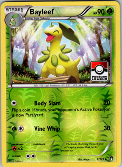 Bayleef 2/122 Pokemon League - Pokemon TCG Breakpoint - Image 1