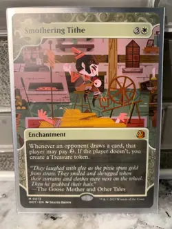 Smothering Tithe Wilds of Eldraine: Enchanting Tales Regular MTG Traading Card - Image 1