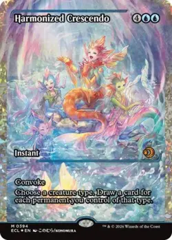 MTG English Harmonized Crescendo (0394) (Showcase) (Fracture Foil) NM Foil - Image 1