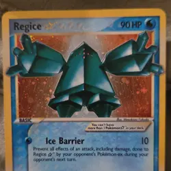 Pokemon Regice Star 90/92 Legend Maker Holo Ultra Rare Basic 90HP English Card - Image 1