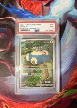Snorlax 051 Sv: Scarlet & Violet Promo Cards Holo PSA 9 - Image 1