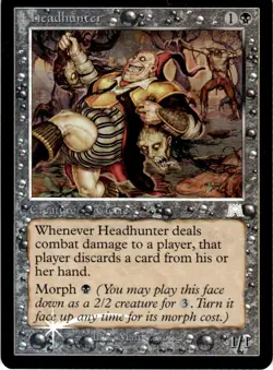 2002 Onslaught Headhunter #156 Light Play - Image 1