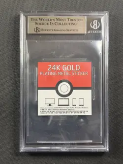 Pokemon Cards BGS 9 Mint 24K Gold Plating Jigglypuff Korean Popping Candy 2023 - Image 2