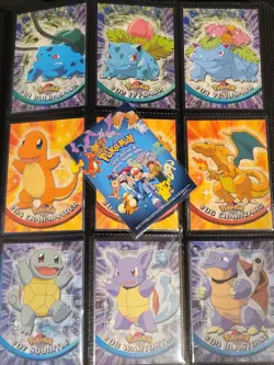 NM/LP! *MIXED* Label 1999 Topps Pokemon Series 1 COMPLETE SET 90/90 TV Animation - Image 1