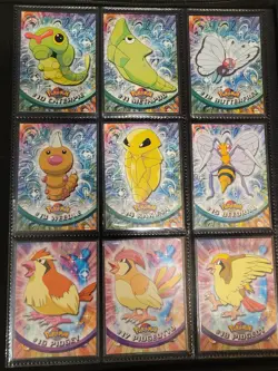 NM/LP! *MIXED* Label 1999 Topps Pokemon Series 1 COMPLETE SET 90/90 TV Animation - Image 3