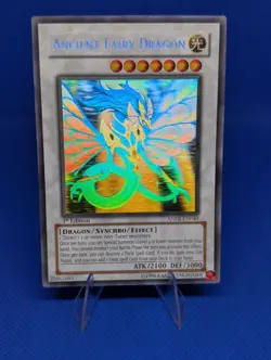 Yu-Gi-Oh Ancient Fairy Dragon ANPR-EN040 Ghost Rare 1st Edition LP - Image 1