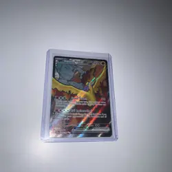 Pokemon Card Team Rocket’s Moltres EX 208/182 Destined Rivals Near Mint - Image 1