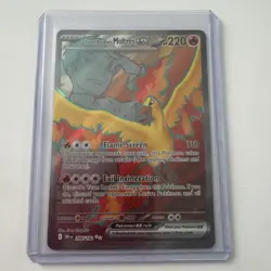 Pokemon Card Team Rocket’s Moltres EX 208/182 Destined Rivals Near Mint - Image 2