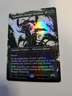 MTG: Zopandrel, Hunger Dominus (Showcase) (Mana Foil): Phyrexia: All Will - Image 4